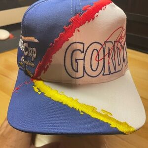 Gordon Winston Cup Championship 1991 Chase Authentics Blue and White Racing Cap